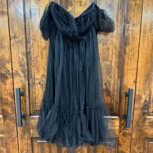 Lulu's Black Off-Shoulder Dress
